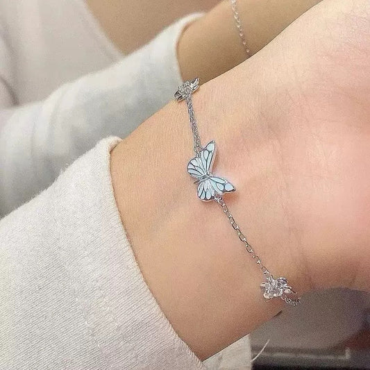 Blue Butterfly Bracelet