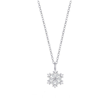 Snowflake Crystal Necklace