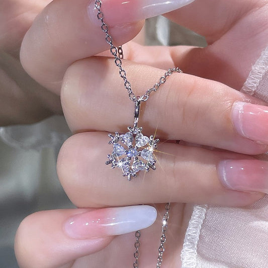 Snowflake Crystal Necklace