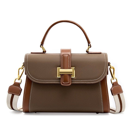 Two-Tone Clasp Bag